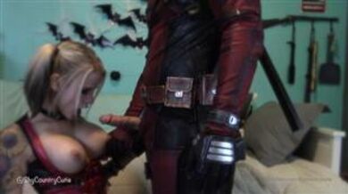 ShyCutie Harley Quinn BoyGirl Blowjob Onlyfans Video