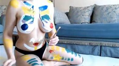 queenoftease_ Paint Boobs Cam Video mfc
