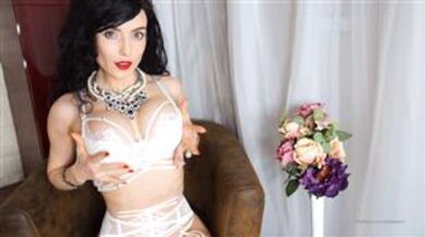 AdySweet White Lingerie Set Video Onlyfans
