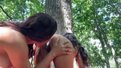SexcSisters Forest Pussy Eating Video Onlyfans