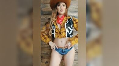 JoanieBrosas Onlyfans Cowboy Outfit Video