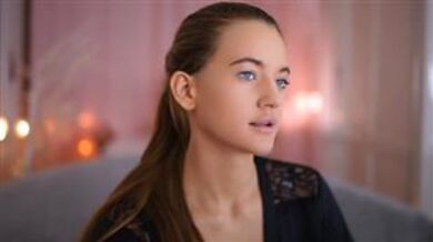 PlsDontellMom Blue Eyes Model Show Lingerie mfc