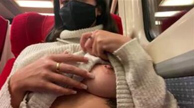 emblack Train Boobs Flash Onlyfans