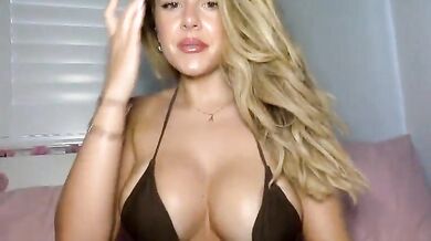 cherryroseuk Boobs Flash & Blow BBC Dildo Streamate