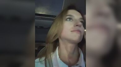 AngelAri Dildo Ride in Car Stripchat