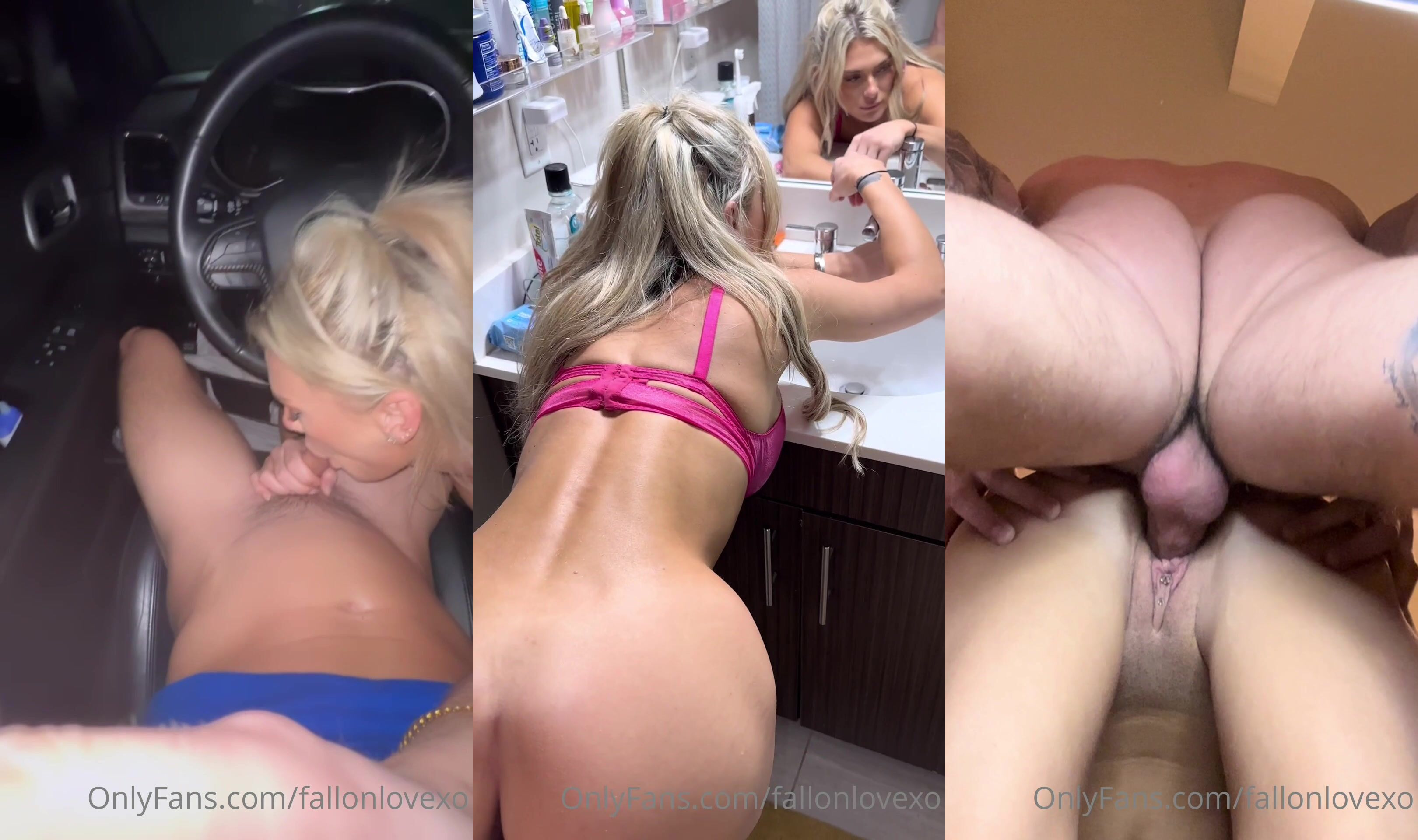 FallonLovexo Car Blowjob & Bathroom Sex Onlyfans