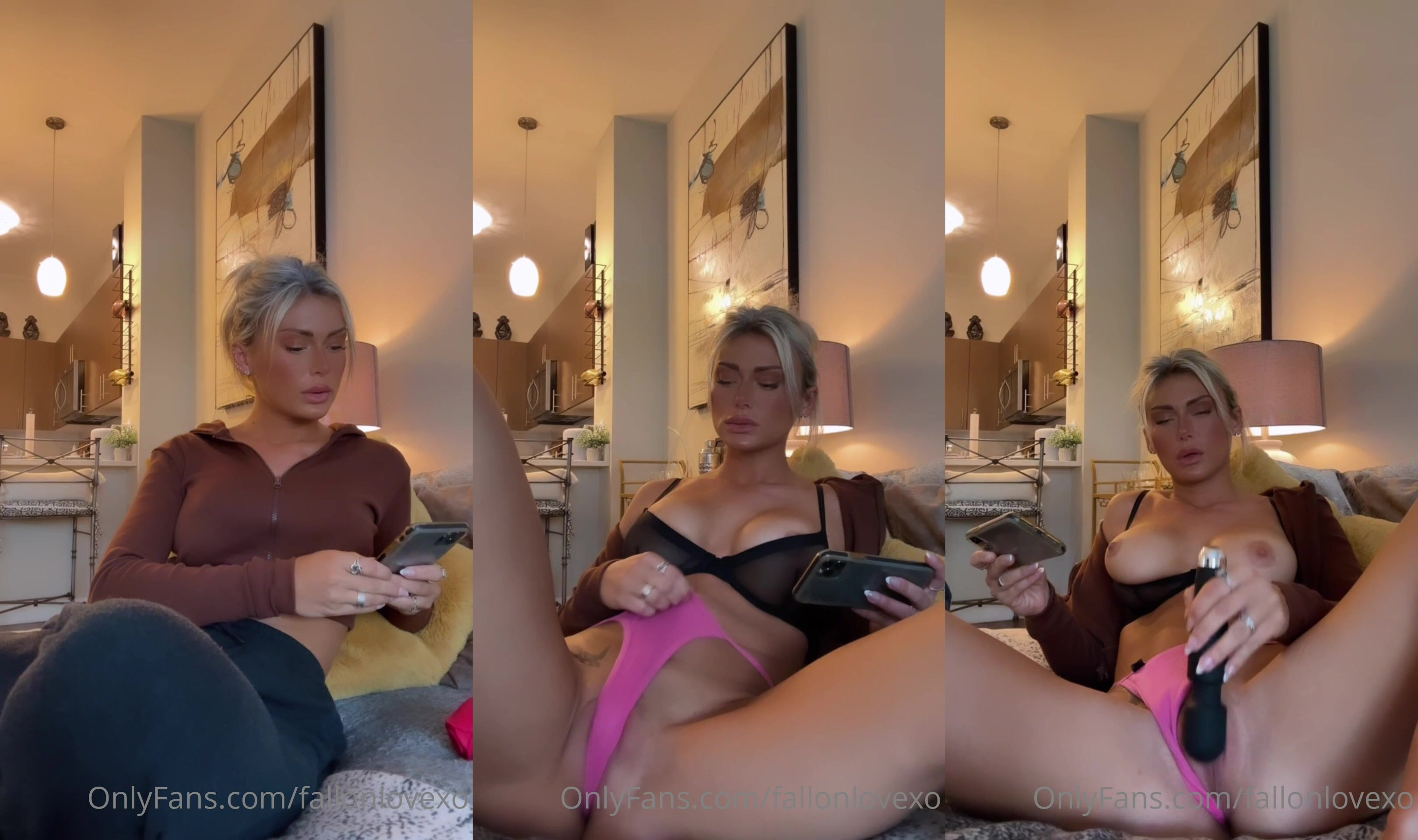 FallonLovexo Watching Porn Toy Pussy Play Squirt Cum Onlyfans