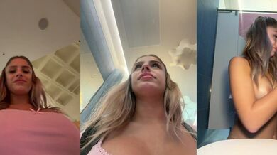 SophieVJ Public Toilet Finger Pussy Squirt Cum Stripchat