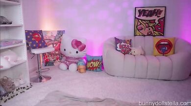 bunnydollstella Dildo Ride Blood Squirt Cum Chaturbate