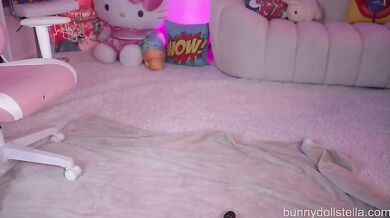 bunnydollstella Dildo Ride Blood Squirt Cum Chaturbate