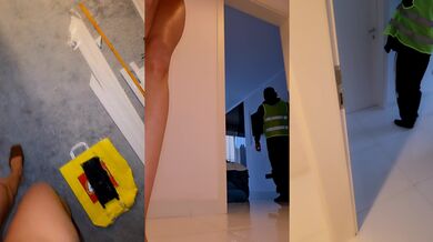 fit_vic Squirt Cum While Carpenter In The Apartment & Fuck Him Stripchat