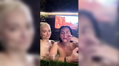 LindseyPelas Jacuzzi & Sauna with Friend Live Cam Onlyfans