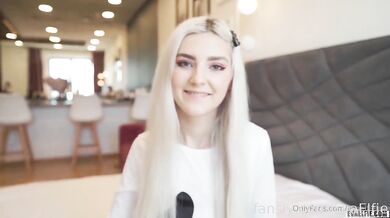 EvaElfie Petite Blonde Sextape Facial Cum Onlyfans