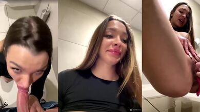 barbiehumpxxx Ticket Gym Toilet BoyGirl Blowjob & Squirt Cum