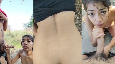 roomexotic11 Stripchat Outside Nature Sex Facial Cum