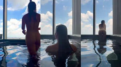AmandaCerny Nude Back Bath Onlyfans