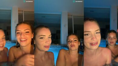 Evieevans Alessia_moor Topless In Pool Stripchat