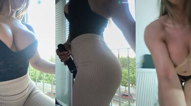 alyssa_76 Stripchat Leggings Ass Show & Squirt Cum
