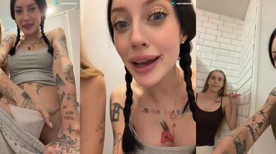 melissa_crazy GirlGirl Pussy Lick in Public Toilet Almost Caught Stripchat