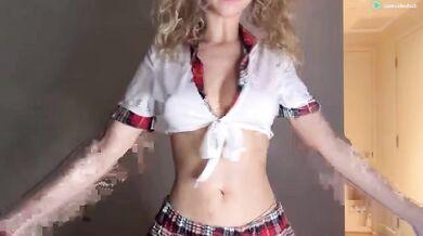 anyaa777 Schoolgirl Strip Topless Chaturbate