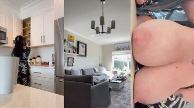 ariaawestx Onlyfans Cleaning & Milk Big Boobs