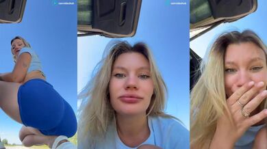justmilaa Stripchat Car Hook Ride & Stranger Interrupts