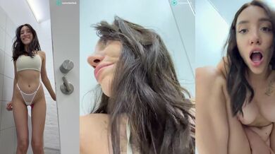ballerinacappuccino_ Public Toilet Pussy Fingering With Stranger Next Door Stripchat
