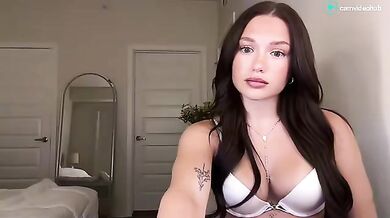 brookexmatthews Chaturbate Topless Strip Friend Help with Handbra
