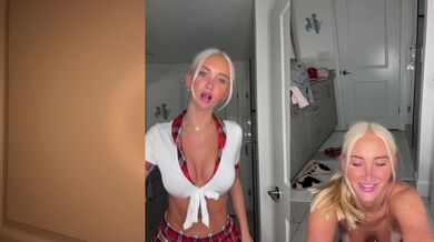 Kyliechase Schoolgirl Lingerie Strip Dildo Fuck Onlyfans