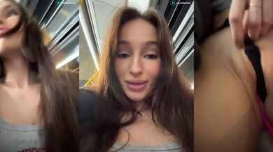 Missbehaving Flash Tits & Pussy In Public Bus Stripchat